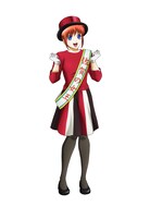 神楽の描き下ろしイラスト。