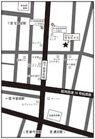 会場となるモモモグラの地図。