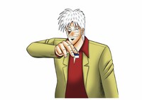 赤木しげるの原作イラスト。