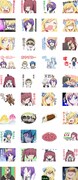 「邪神ちゃんドロップキック」のLINEスタンプ。