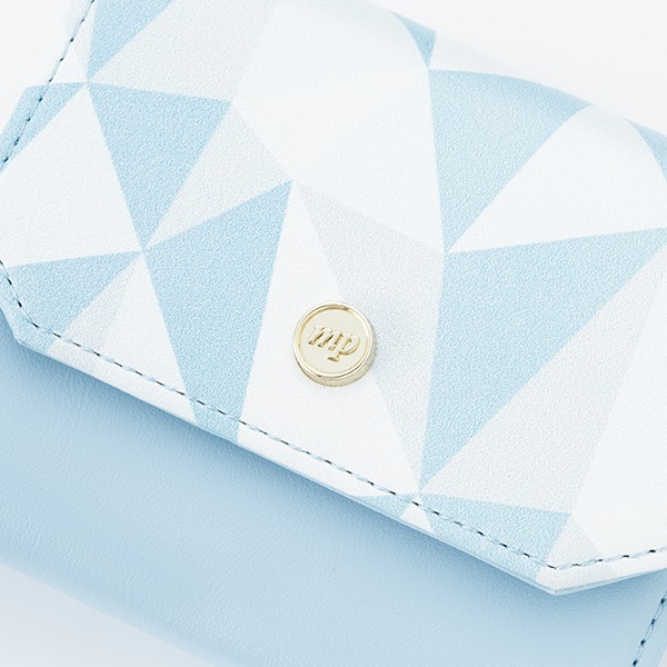 四葉環をモチーフにしたミニ財布。