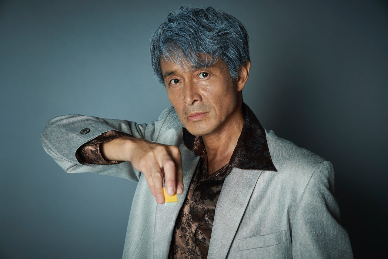吉田栄作扮する赤木しげる。