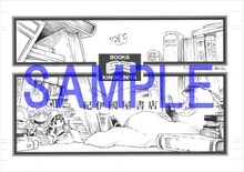 樫木祐人が描き下ろしたブックカバー。