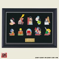 「石ノ森章太郎生誕80周年 額装ピンバッジセット」