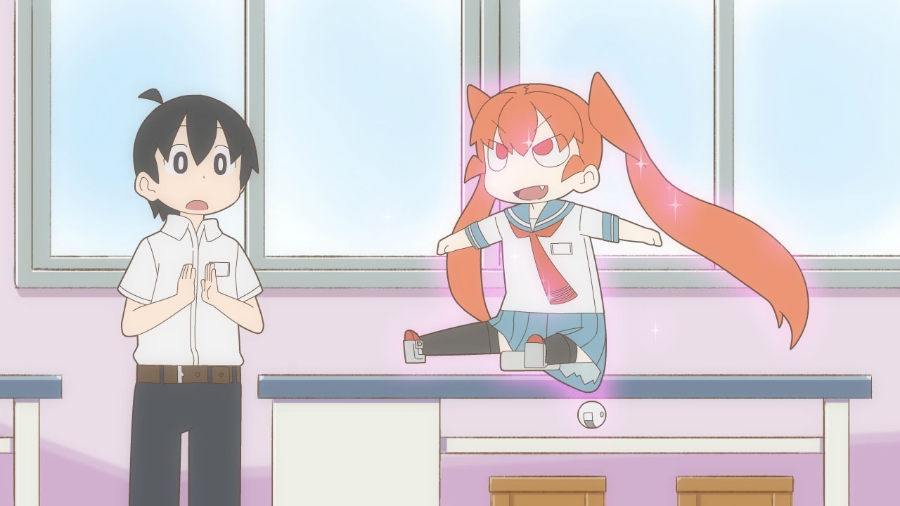 テレビアニメ「上野さんは不器用」PV第1弾より。