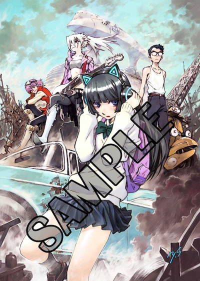 クリアファイルのビジュアル。