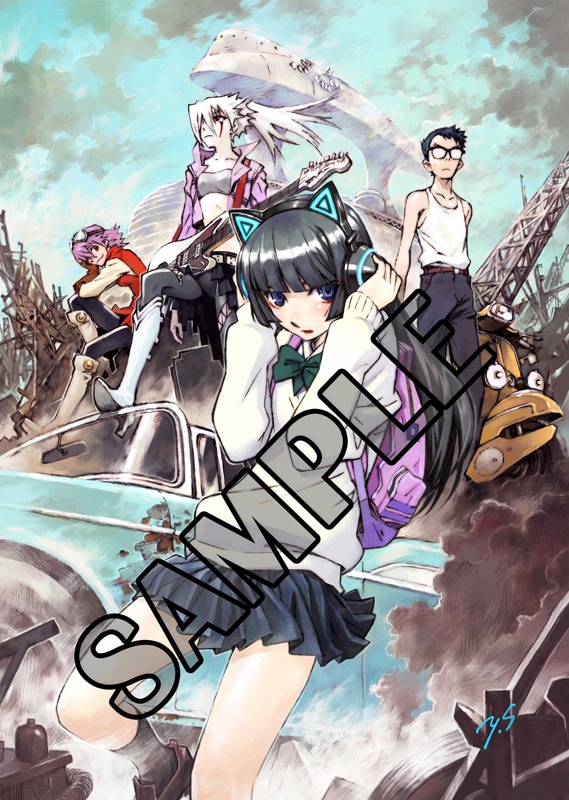 クリアファイルのビジュアル。