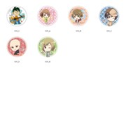 「青少年アシベ」と「京都寺町三条のホームズ」のグッズ。