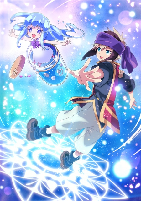 アニメ「メルクストーリア – 無気力少年と瓶の中の少女 -」第1弾キービジュアル