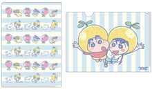 月刊まんがタウン9月号の付録「クレヨンしんちゃん×ゆず コラボクリアファイル」。