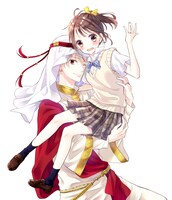 「シーク様とハーレムで。」予告カット。