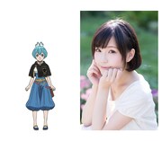 左からグレイのキャラクタービジュアル、高橋未奈美。