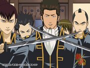 「真選組動乱篇」と「土方・沖田拉致回」の場面カット。(c)空知英秋/集英社・テレビ東京・電通・BNP