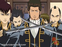 「真選組動乱篇」と「土方・沖田拉致回」の場面カット。(c)空知英秋/集英社・テレビ東京・電通・BNP