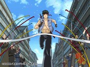 「トッシー篇」の場面カット。(c)空知英秋/集英社・テレビ東京・電通・BNP