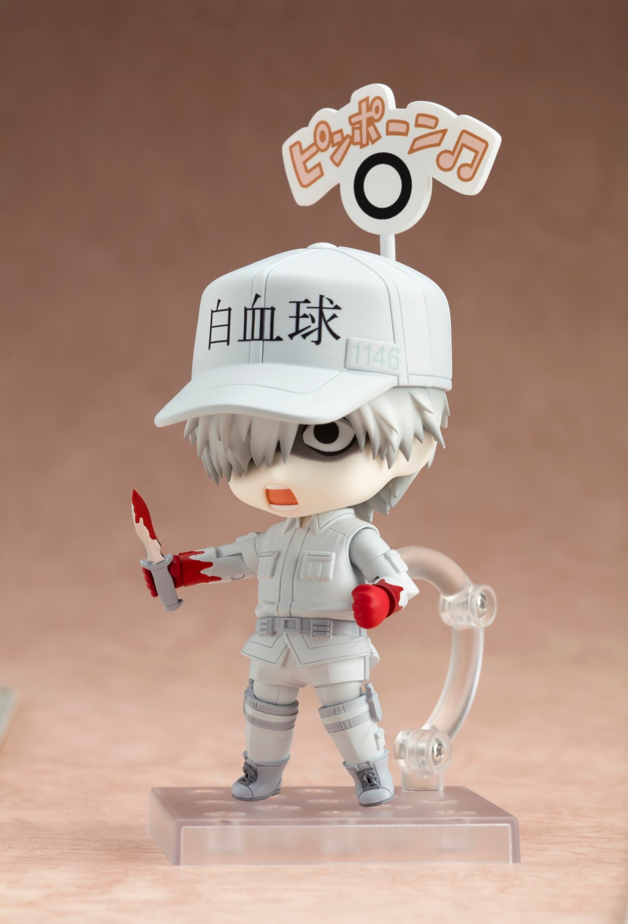 はたらく細胞 ねんどろいど 白血球 特典血付きナイフ付き ねんどろいど 979 はたらく細胞 白血球 好中球 特典ナイフ付き