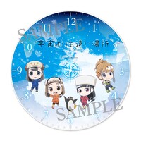 「宇宙よりも遠い場所 壁掛けビッグアクリル時計」(c)YORIMOI PARTNERS