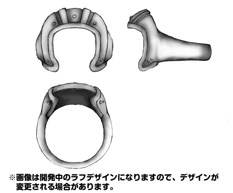「ゆるキャン△ リンのヘルメット型シルバーリング」