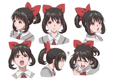 土宮明日架の設定画。