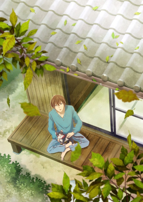 「同居人はひざ、時々、頭のうえ。」のティザービジュアル。