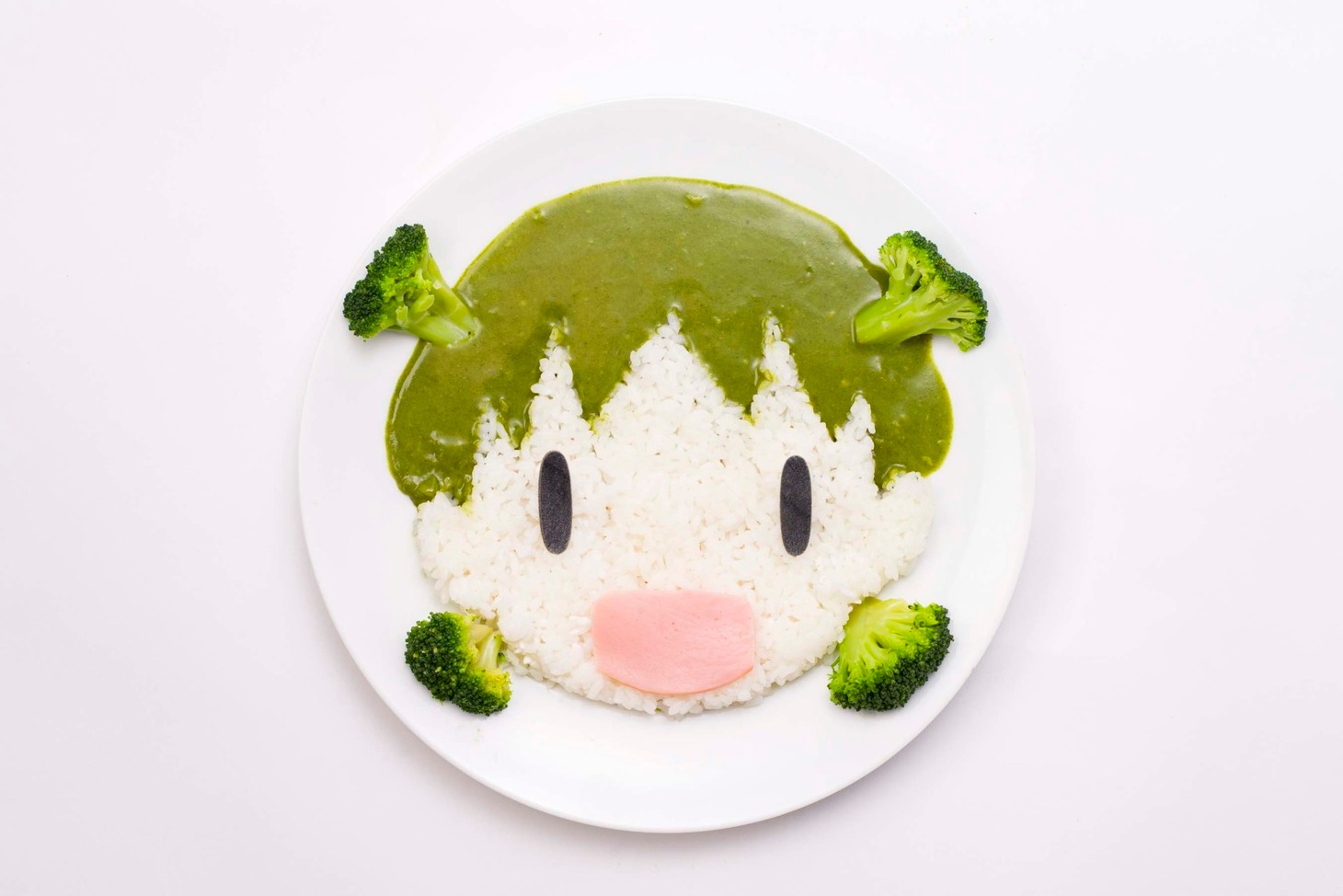 「カプコンカフェ特製グリーンカレー『よつばver.』」