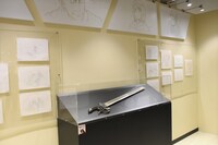 「進撃の巨人 THE ANIMATION GALLERY」の様子。