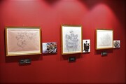 「進撃の巨人 THE ANIMATION GALLERY」の様子。