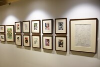「進撃の巨人 THE ANIMATION GALLERY」の様子。