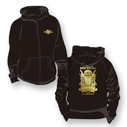 会場販売グッズのパーカー。