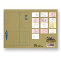 会場販売グッズの原画ポストカードブック。