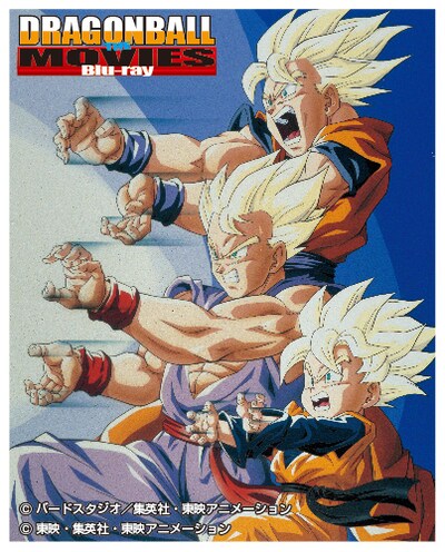 「DRAGON BALL THE MOVIES Blu-ray」の仮ビジュアル。