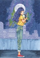 「青少年のための小説入門」裏表紙のイラスト。イラストレーション／小畑健