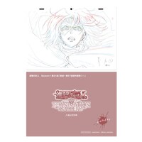 曜日別入場特典の原画シート風キャラクターカード・ミカサ（日曜日）。