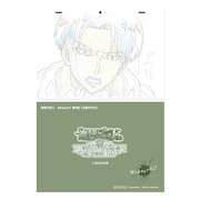 曜日別入場特典の原画シート風キャラクターカード・リヴァイ(水曜日)。