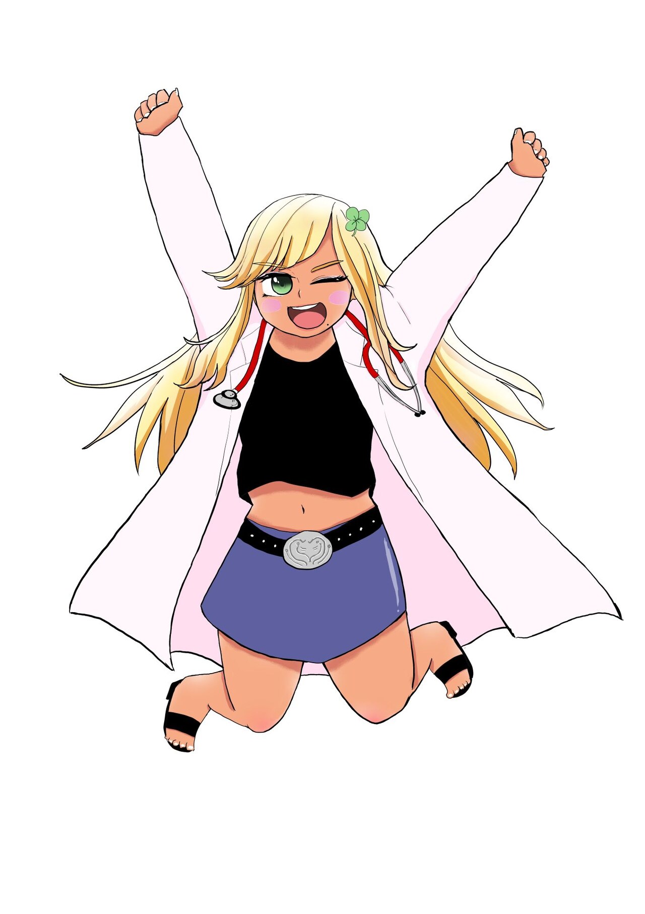 風邪っぽいという患者に「ウケる」と返事、「ギャル医者あやっぺ」ライオリ登場