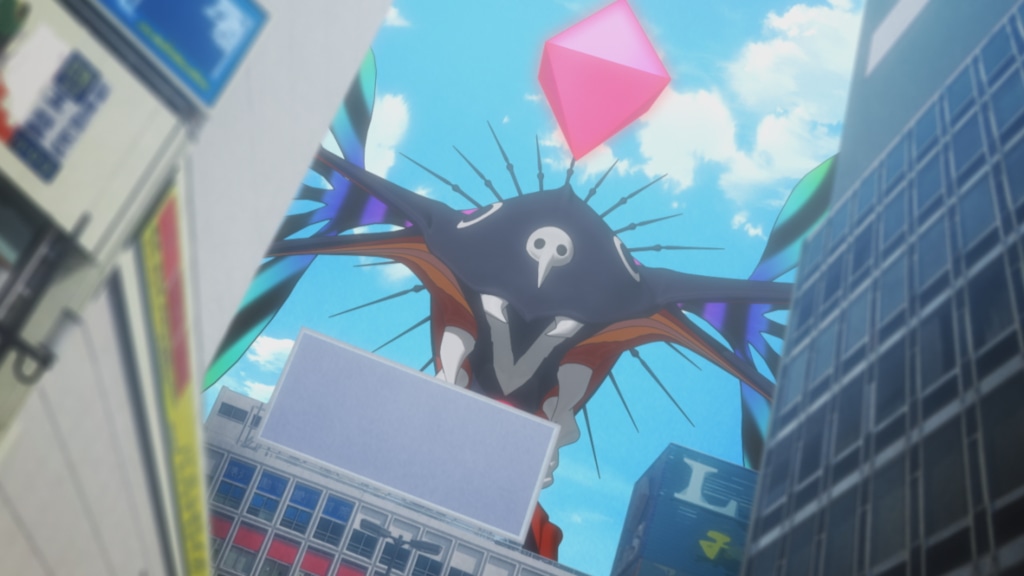 第3新東京市に出現した巨大怪物体「キングシトエル」。(c)プロジェクト シンカリオン・JR-HECWK/超進化研究所・TBS (c)カラー