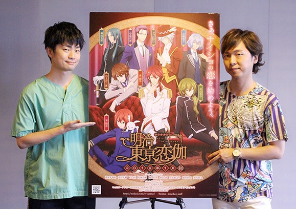 「めいこいスペシャルトークショウ」に出演した福山潤（左）、立花慎之介（右）。