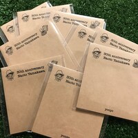 山川直人の商業デビュー30周年を記念して作られた付箋。