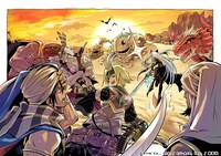 天野洋一によるイメージボード（「食堂編」）。