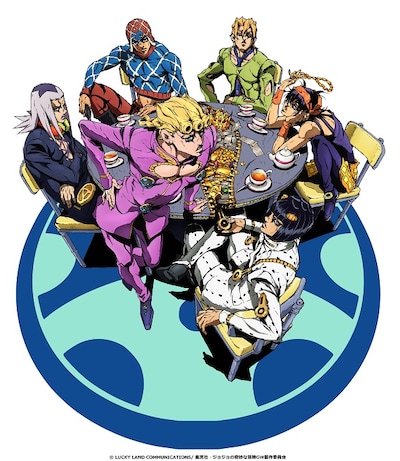 アニメ「ジョジョの奇妙な冒険 黄金の風」キービジュアル