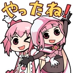 LINEスタンプ「マギアレコード 魔法少女まどか☆マギカ外伝」より。
