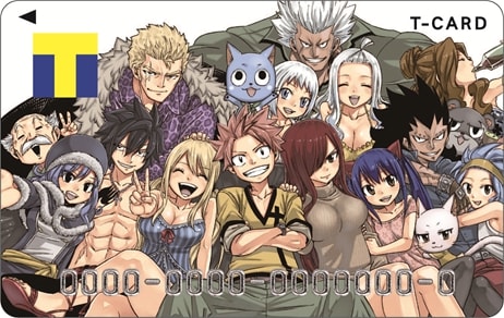 「Tカード（FAIRY TAILデザイン）」(c)真島ヒロ・講談社／フェアリーテイル製作委員会・テレビ東京