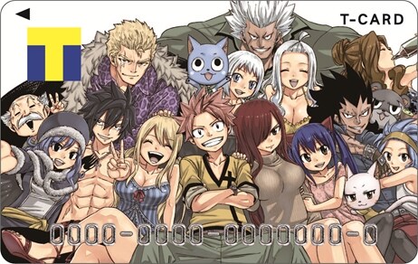 「Tカード（FAIRY TAILデザイン）」(c)真島ヒロ・講談社／フェアリーテイル製作委員会・テレビ東京