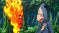 アニメ「ゲゲゲの鬼太郎」第21話「炎上！たくろう火の孤独」より。