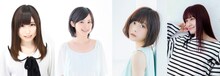 左から翔子役の鈴木愛奈、響子役のM・A・O、沙織役の水瀬いのり、美衣役の中島愛。