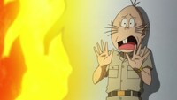 アニメ「ゲゲゲの鬼太郎」第21話「炎上！たくろう火の孤独」より。
