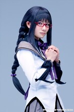 河田陽菜扮する暁美ほむら。