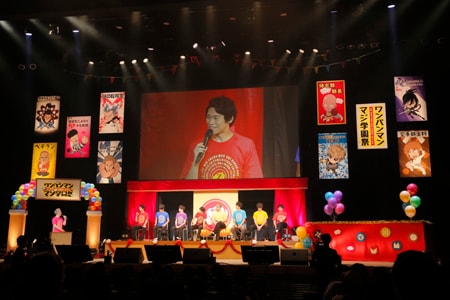 「ワンパンマン マジ学園祭」トークの様子。