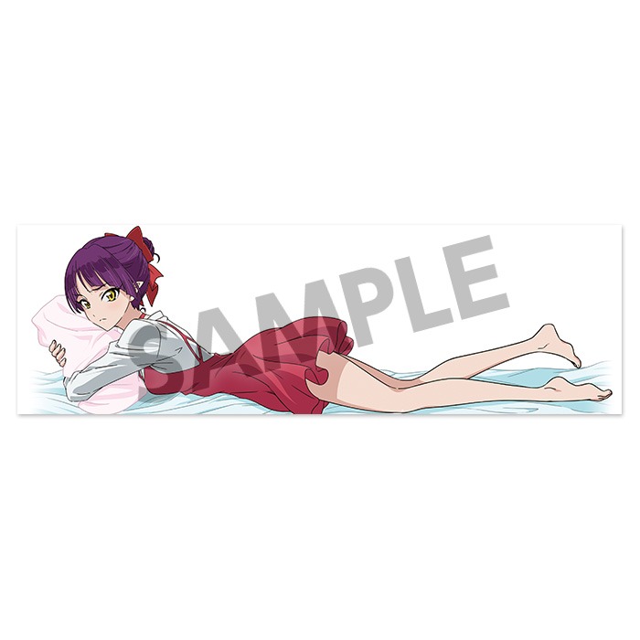 「ゲゲゲの鬼太郎 ねこ娘 添い寝抱き枕カバー」の裏面に使用されるイラスト。