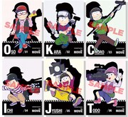 前売り券の特典として用意されている全6種のクリアファイル。